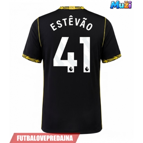 Lacne Muži Futbalové dres Chelsea Estevao Willian #41 2026-27 Krátky Rukáv - Preč